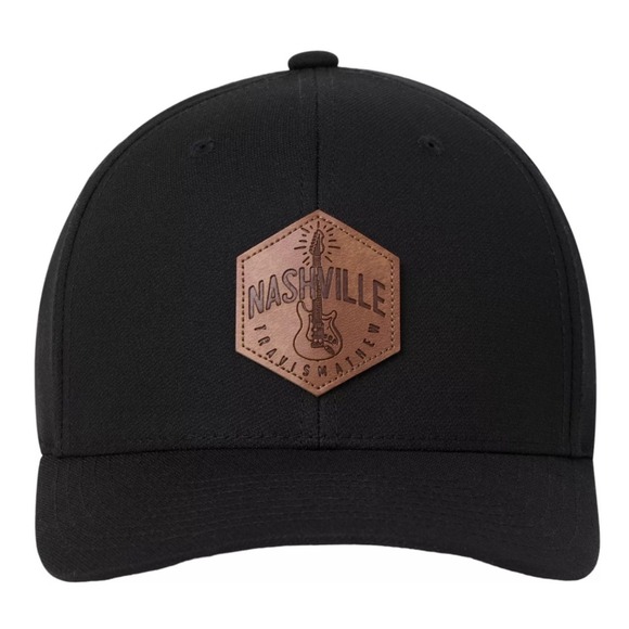 Travis Mathew Other - Travis Mathew Black Roads End‎ Nashville TN Golf Patch Adjustable Snapback Hat